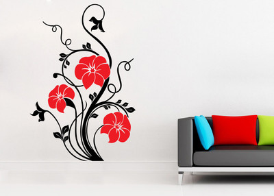 

wallskart Vinyl Sticker(Pack of 1), Black
