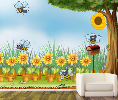 

ELL DECOR Nature Wallpaper(290 cm X 274 cm)