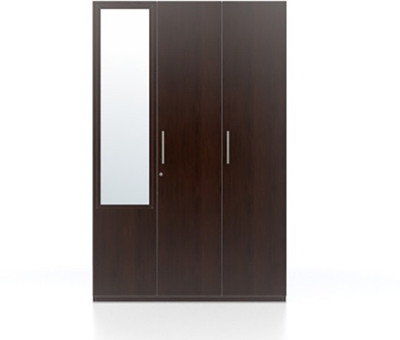 

Urban Ladder Domenico XL Engineered Wood 3 Door Wardrobe(Finish Color - Dark Oak, Mirror Included)