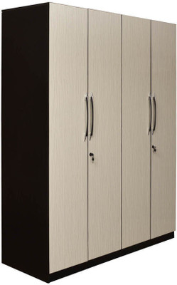 

Parin Engineered Wood 4 Door Wardrobe(Finish Color - UV Finish Grey)