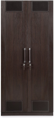 @home by Nilkamal Emirates Engineered Wood 2 Door Wardrobe(Finish Color - Brown) available at flipkart for Rs.29900