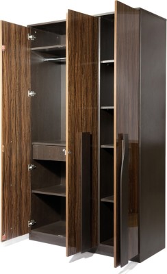 Piyestra Three Door Wardrobe Brown