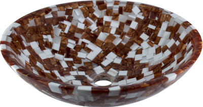 

MonTero CUBE3 Table Top Basin(White, Brown)