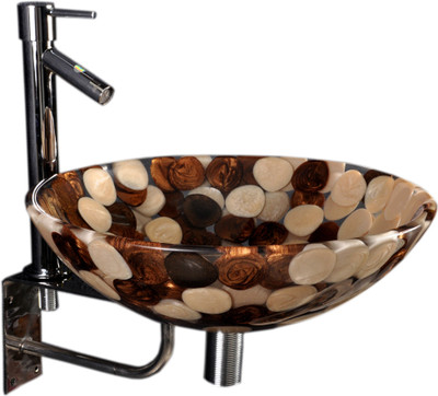 

Lucky Sandal Brown SRPB01 Table Top Basin(Sandal Brown)