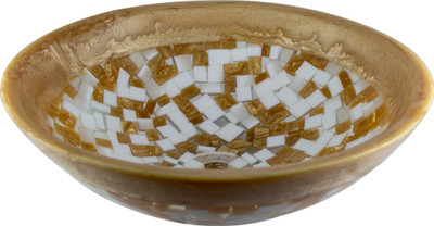 

MonTero CHEX6 Table Top Basin(White, Gold)