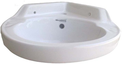 

BM BELMONTE 411 Corner 16"X16" Wall Hung Basin(White)