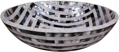 

Shilpbazaar Creative Designed SBWB1604 Table Top Basin(Black & White)