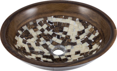 

MonTero CHEX1 Table Top Basin(White, Brown)
