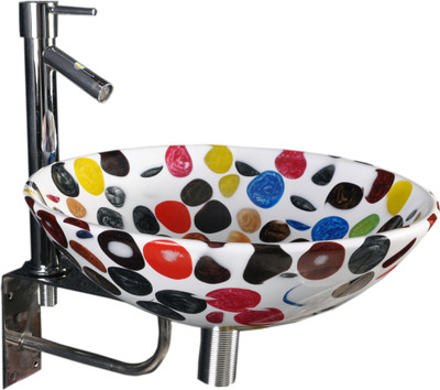 

Lucky White Pattern SWM02 Table Top Basin(White Pattern)