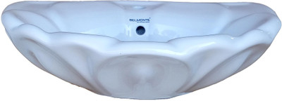 

BM BELMONTE Lotus 23" X 17" Without Pedestal Basin(White)