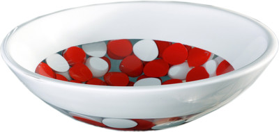

Lucky White - Red Stones NRP03 Table Top Basin(White - Red Stones)