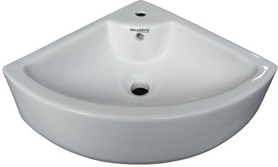 

BM BELMONTE 410 Delta 16"X16" Wall Hung Basin(Ivory)