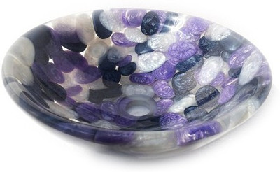 

Erica Resin E117 Table Top Basin(Blue, Purple, White)