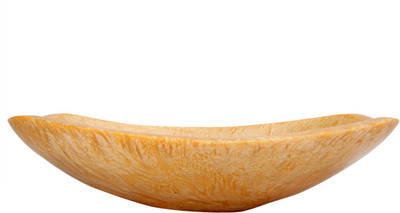 

Zahab GOLDEN PEARL OVAL RESIN WASH BASIN GP114 Table Top Basin(Golden)
