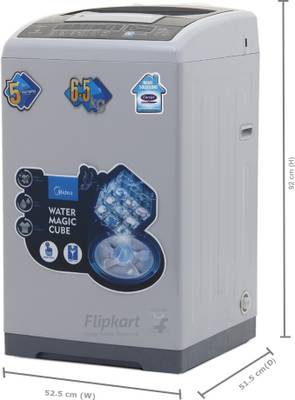 Midea 6.5 kg Fully Automatic Top Load Washing Machine (MWMTL065MWO) 