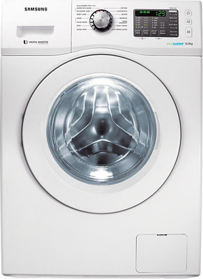 

Samsung 6 kg Fully Automatic Front Load Washing Machine with In-built Heater(WF600U0BHWQ/TL), White