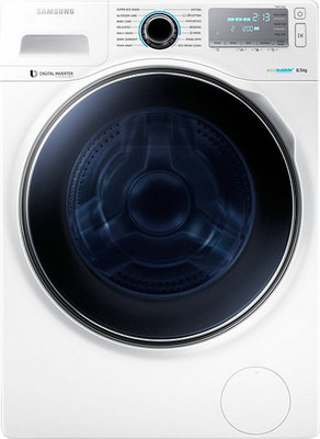 

Samsung 8.5 kg Fully Automatic Front Load Washing Machine(WW85H7410EW/TL), White