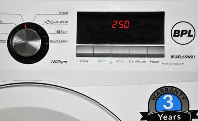 BPL 7.5 kg Fully Automatic Front Load Washing Machine