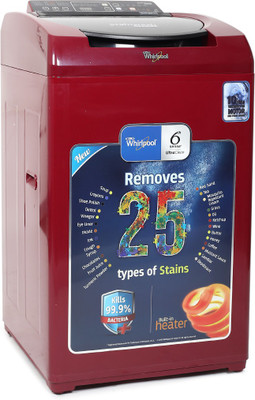 

Whirlpool 6.2 kg Fully Automatic Top Load Washing Machine with In-built Heater(Stainwash Ultra UL62H), Pearl wine