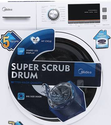 Midea 7 kg Fully Automatic Front Load Washing Machine (MWMFL070CPR) 