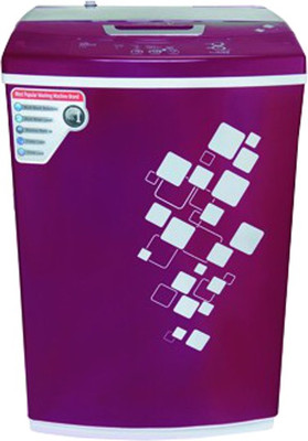 

Videocon 5.5 kg Fully Automatic Top Load Washing Machine(VT55H12), Dark maroon