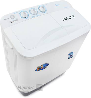 Midea 6.5 kg Semi Automatic Top Load Washing Machine (MWMSA065M02) 
