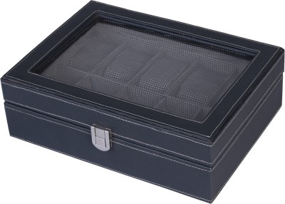 A&E BLACK Watch Box(Black, Holds 10 Watches)   Watches  (A&E)