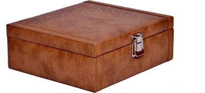 Borse WC010 Watch Box(Tan, Holds 8 Watches)   Watches  (Borse)