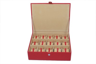 Ystore YWB35RD Watch Box(Red, Holds 15 Watches)   Watches  (Ystore)