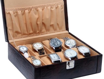 Borse BWC004 Watch Box(Brown, Holds 8 Watches)   Watches  (Borse)