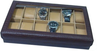 Valley leather Watch Box(CHERRY, Holds 12 Watches)   Watches  (Valley)