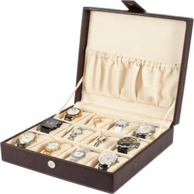 FOCECO FCC Watch Box(Black, Holds 12 Watches)   Watches  (Foceco)