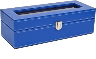 Kosher KWH014N-BLUE Watch Box(Blue, Holds 6 Watches)   Watches  (Kosher)