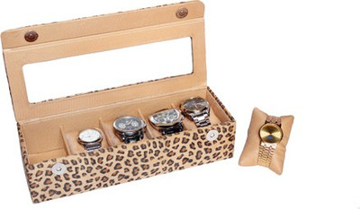 

Essart Case 18 Watch Box(Brown, Holds 5 Watches)