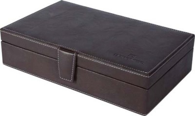 D'SIGNER DSG1010BRWN Watch Box(Multicolor, Holds 10 Watches)   Watches  (D'signer)