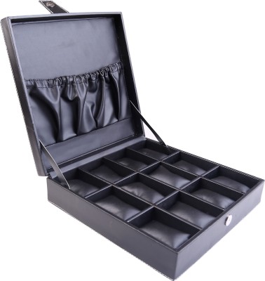 FOCECO FCC Watch Box(Black, Holds 12 Watches)   Watches  (Foceco)