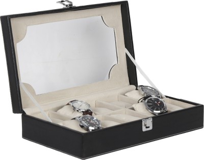 Hardcraft Wind-01 Watch Box(Black, Holds 10 Watches)   Watches  (Hardcraft)