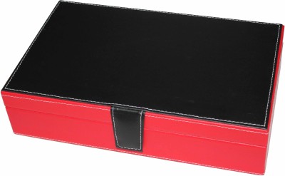 Foceco WB Watch Box(Red, Black, Holds 10 Watches)   Watches  (Foceco)