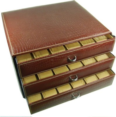 Essart Protection Watch Box(Tan, Holds 54 Watches)   Watches  (Essart)