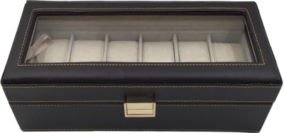Knott Case Watch Box(Brown, Holds 6 Watches)   Watches  (Knott)