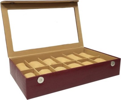 Valley Brown 12 Watch Box(Brown, Holds 12 Watches)   Watches  (Valley)