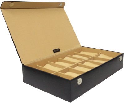 Essart Case 7 Watch Box(Black, Holds 12 Watches)   Watches  (Essart)