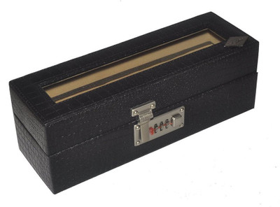 

Laveri New collection 4 Watch Box(Black, Holds 4 Watches)