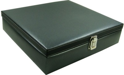 View Essart Protection Case Watch Box(Grey, Holds 15 Watches)  Price Online