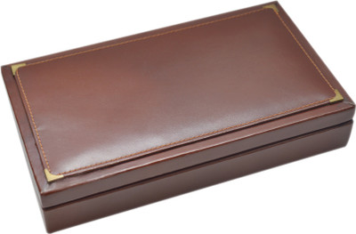 

Knott 4 Watch Case Watch Box(Brown, Holds 4 Watches)