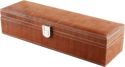 A&E Brown 06 Tie & Watch Box(Brown, Holds 06 Watches)   Watches  (A&E)