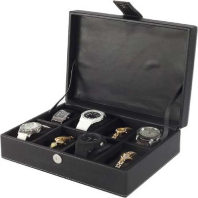 FOCECO FCC Watch Box(Black, Holds 8 Watches)   Watches  (Foceco)