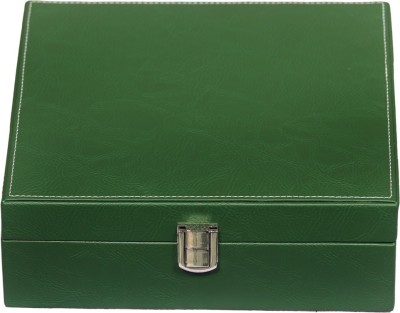Leather World classic Watch Box(Green, Holds 8 Watches)   Watches  (Leather World)