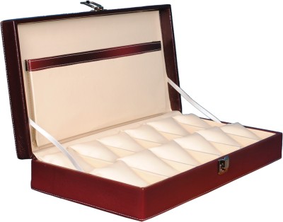 Fico Watch Box(Maroon, Holds 12 Watches)   Watches  (Fico)