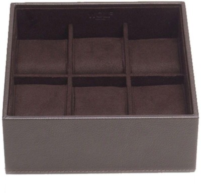 WOLF 3097.06 Watch Box(Brown, Holds 6 Watches)   Watches  (Wolf)